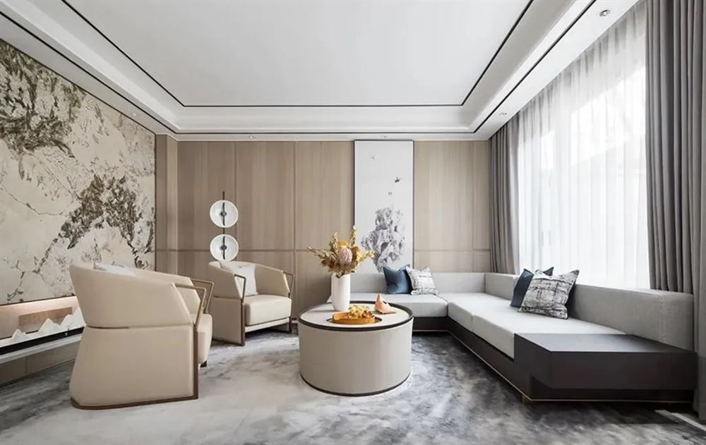 柳州室内装修万和星城158平米四居-现代简约风格室内设计家装案例